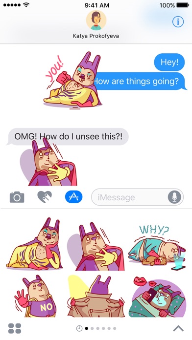 Robert the Rabbit – Stickers & Emoji screenshot 4