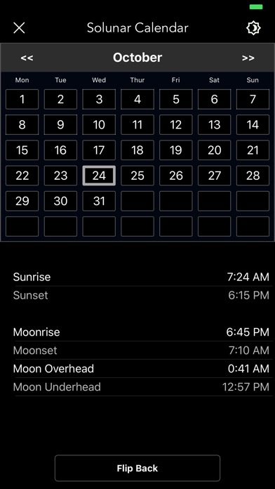Moon Phase Calendar Pro Screenshots