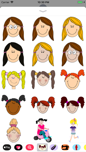 Ponytail Stickers(圖1)-速報App