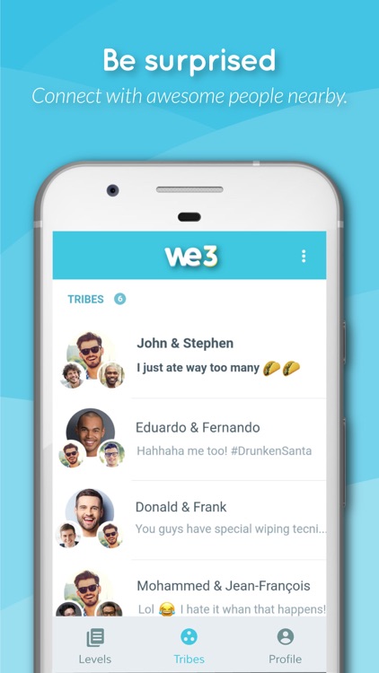 We3: Find Friends, 3 at a Time screenshot-4