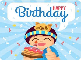 Birthday cake stickers pack say it in style and peel off these gorgeous happy birthday stickers