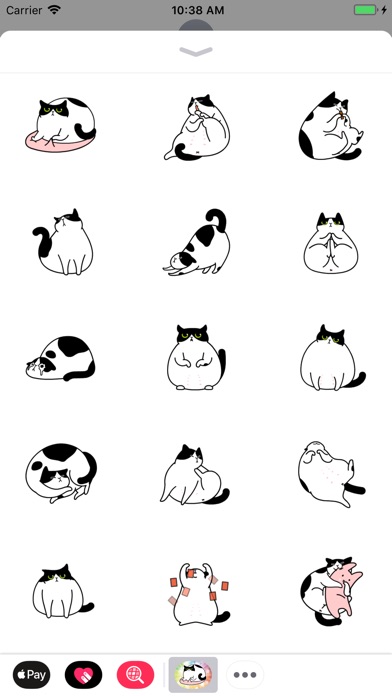 Fat Lazy Cat - Fx Sticker screenshot 3