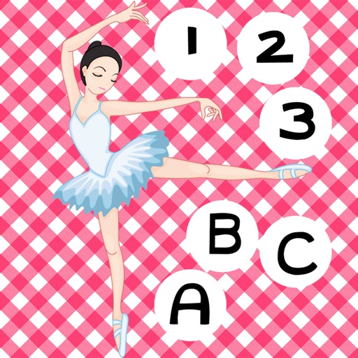 ABC & 123 Ballet School: Free Games For Kids! Learn Left& Right, Memorize, Count & Spell Dancers! icon