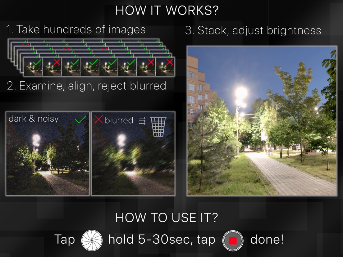 Stabilized Night Camera App voor iPhone, iPad en iPod touch AppWereld