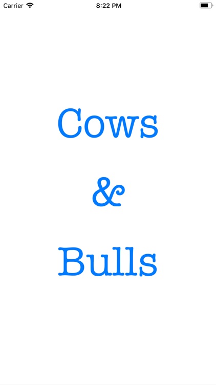 Secret # - Cows & Bulls