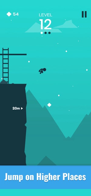 Stickman Cliff Flip Diving