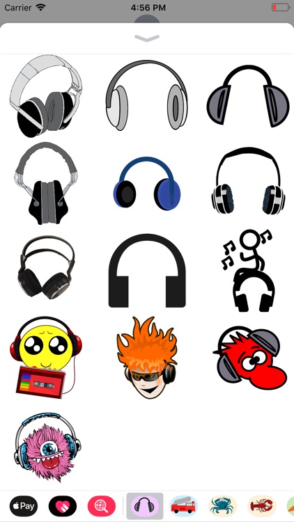 Lotsa Headphone Stickers by sam gemmell