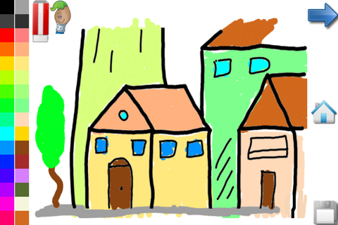 Coloring Book House and Castle screenshot 4