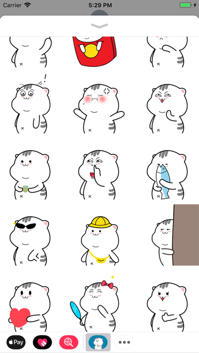 Funny Kitten Animated Stickers screenshot 2
