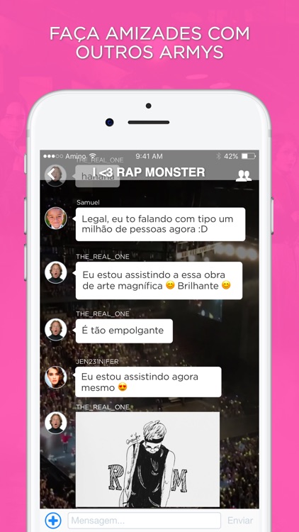 Amino para: BTS Rap Monster