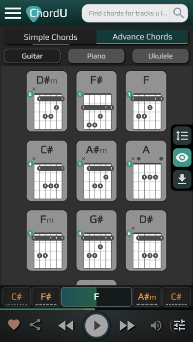 ChordU - get chords & notes screenshot 4