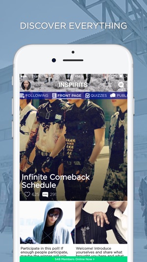 Inspirit Amino for INFINITE(圖1)-速報App