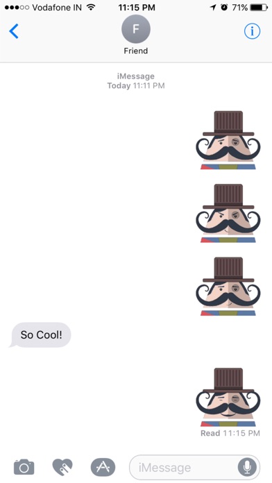 Mr. Mustachio Emoticons! screenshot 4