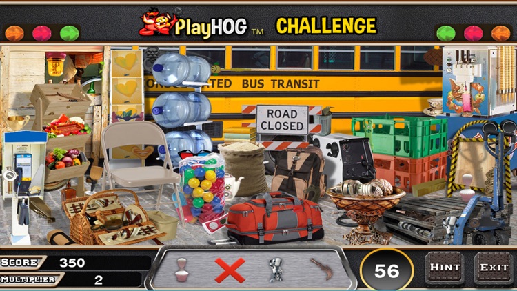 School Bus Hidden Objects Game