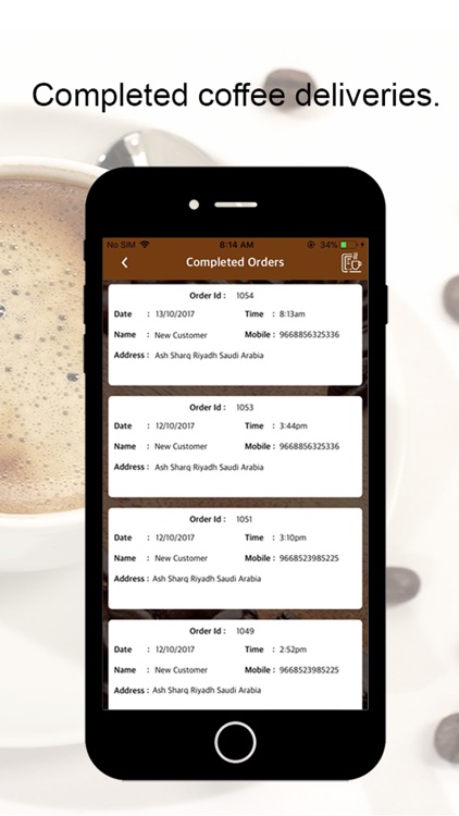 E-COFFEE DELIVERY screenshot-3