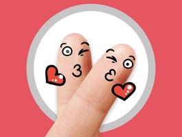 Finger Smiley Animated Sticker