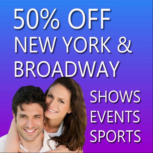 50% Off New York City Broadway icon