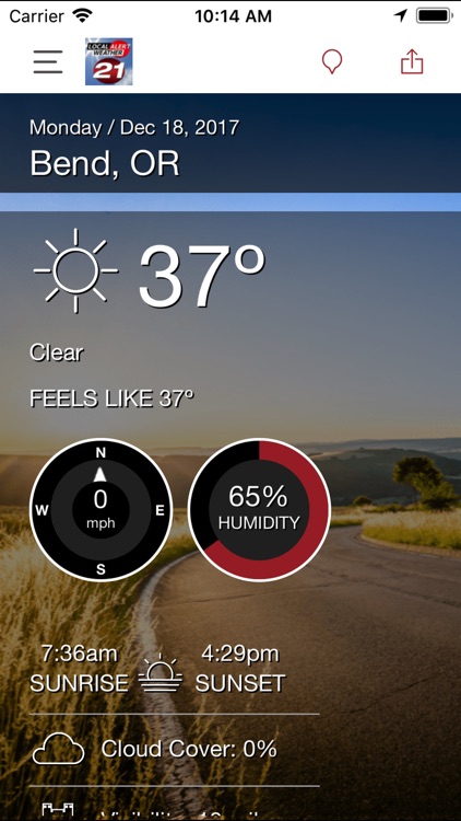 KTVZ Local Alert Weather App