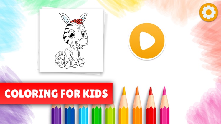 Color drawing pages for kids