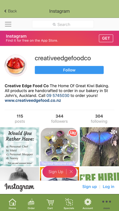 How to cancel & delete Creative Edge Food Company from iphone & ipad 4