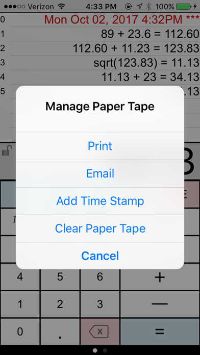 How to cancel & delete Paper Calc Office Lite from iphone & ipad 3