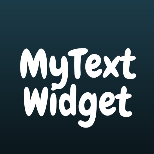 MyText Widget iOS App