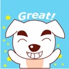 Excited Dog Animated Stickers
