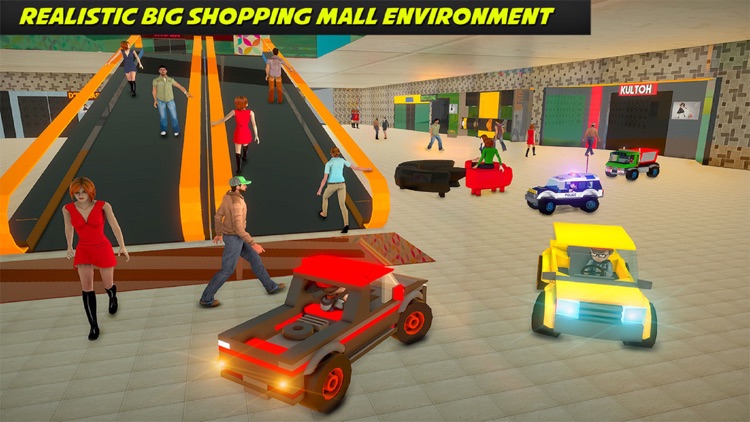 shopping mall toy car racing