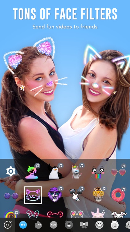BOO! - Video chat camera with filters & stickers screenshot-0