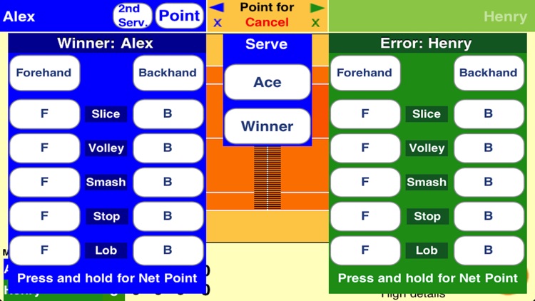 My Visual Tennis Tracker