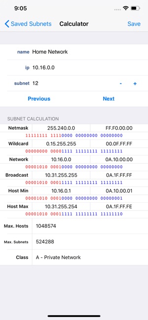 Subnet Calc(圖2)-速報App