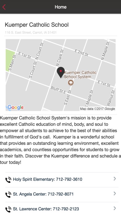 Kuemper Catholic School screenshot 2