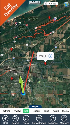 Indiana Dunes National Park - GPS Map Na