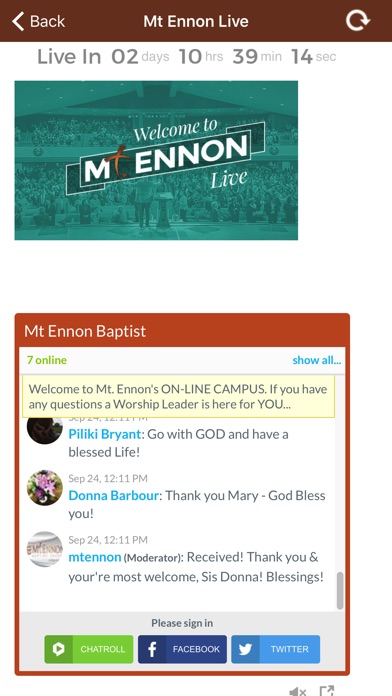 Mt. Ennon Baptist Church screenshot 2