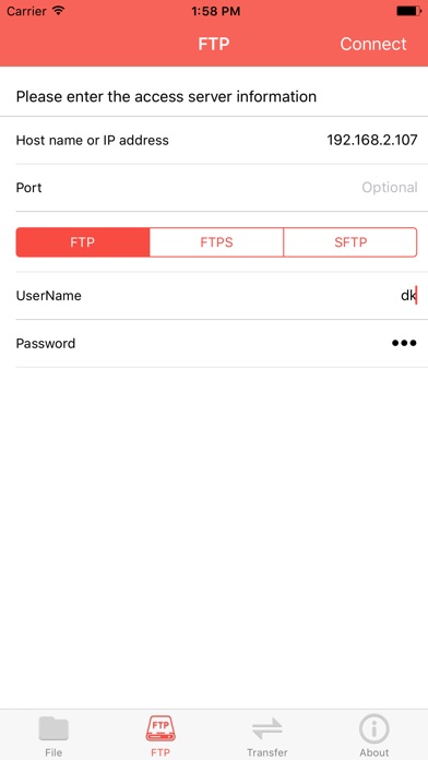 File Client - FTP SMB Webdav screenshot 2