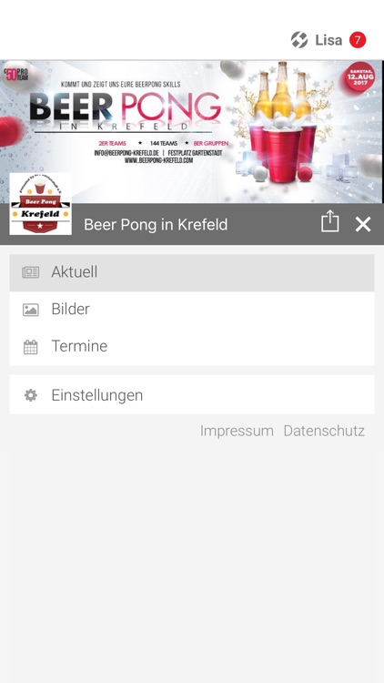 Beer Pong in Krefeld