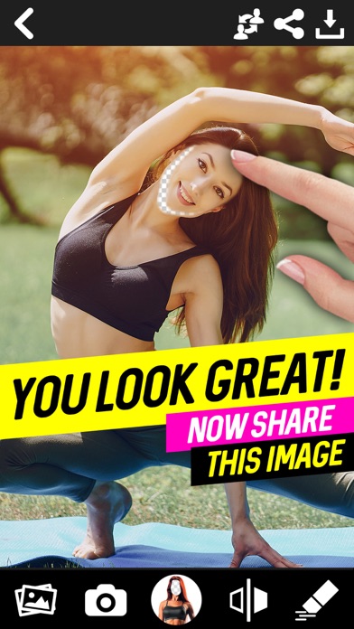 Fitness Selfie Photo Edit App screenshot 3