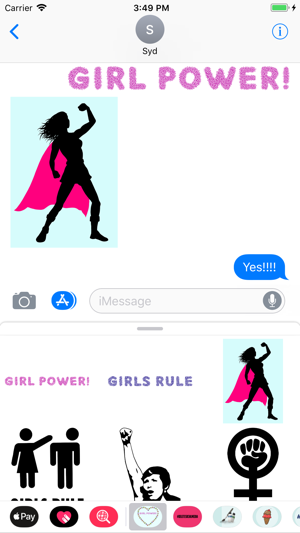 Girl Power - Sister Stickers