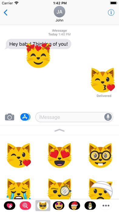 Cat Themed Emoji: by EmojiOne screenshot 4