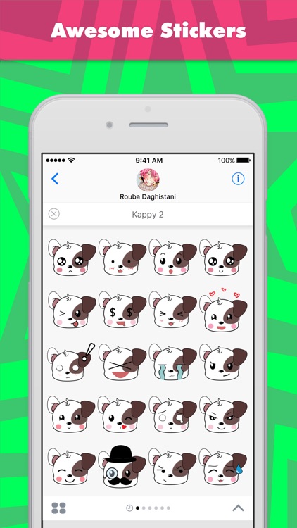 Kappy 2 stickers by Ruby_Dag
