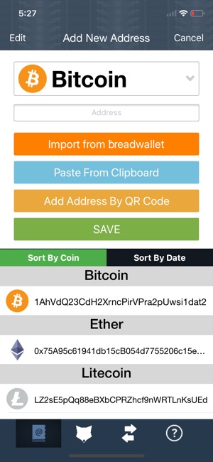 bitcoin private database