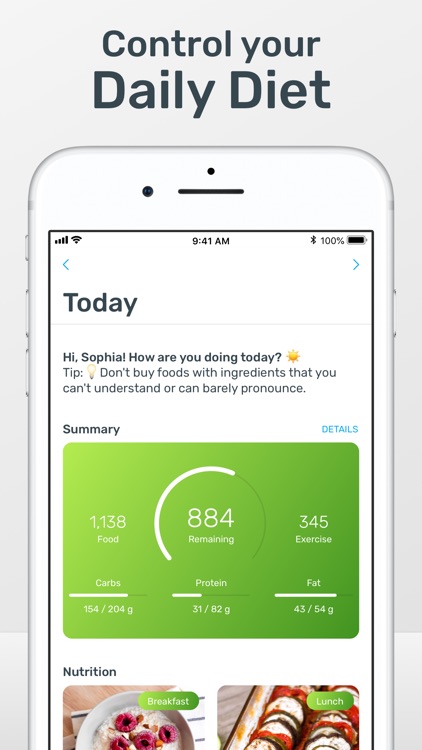YAZIO Calorie Counter App