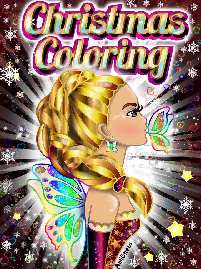 christmas coloring for adults on the app store