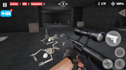 Gun War Skeletons: Shooting screenshot 4