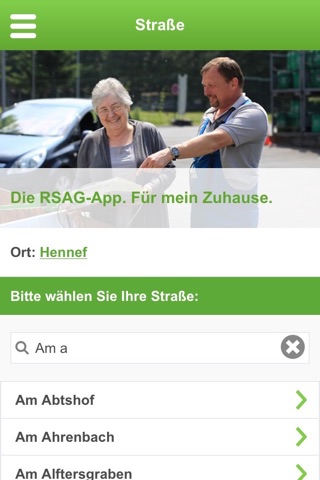 RSAG-App screenshot 2