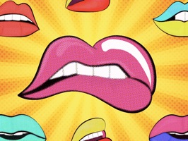 Download Hot Girl Lips Sticker for iMessage