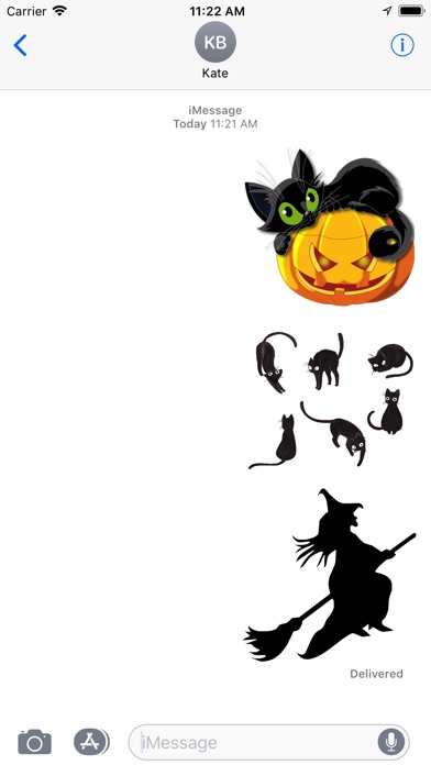 Mysterious Halloween Stickers screenshot 2