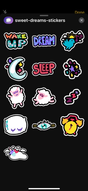 Sweet Dreams Stickers(圖4)-速報App