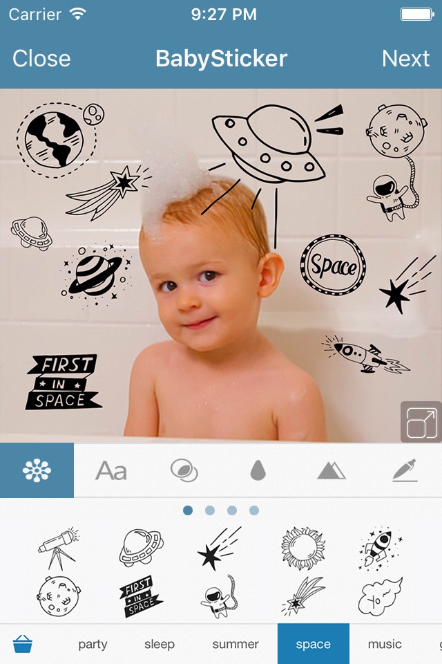 Baby sticker - For all people screenshot 3