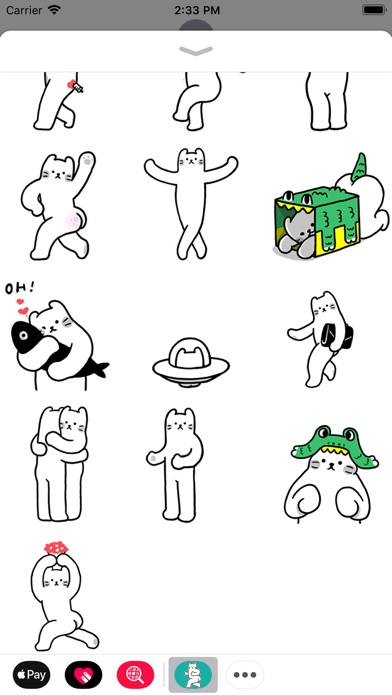 Weird Cat Animated Stickers screenshot 2
